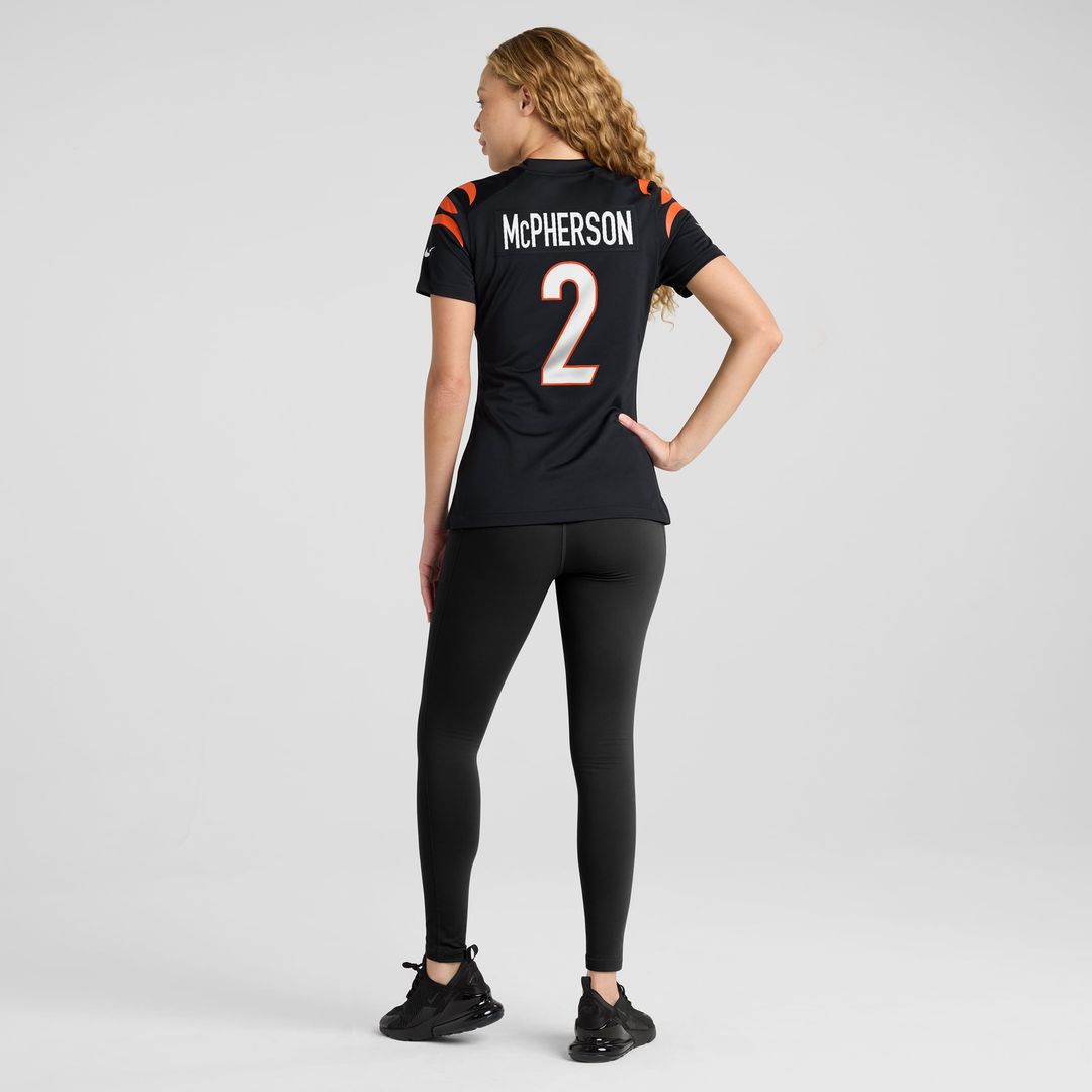 Women's Nike Cincinnati Bengals Evan McPherson Black Game NFL Jersey