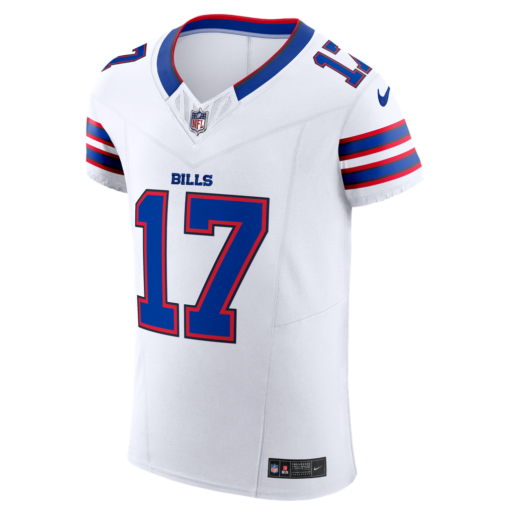 Men's Nike Buffalo Bills Josh Allen White Vapor F.U.S.E. Elite NFL Jersey