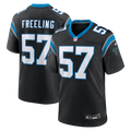 Men's Nike Carolina Panthers Monroe Freeling Black 2026 NFL Draft First Round Pick No. 19 Team Game NFL Jersey