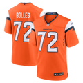 Men's Nike Denver Broncos Garett Bolles Orange Team Game NFL Jersey