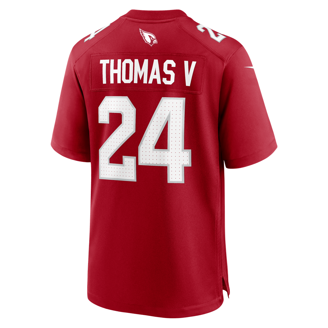 Men's Nike Arizona Cardinals Starling Thomas V Cardinal Team Game NFL Jersey