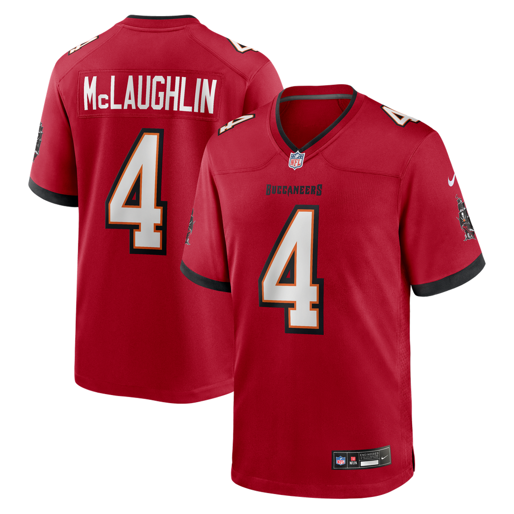 Men's Nike Tampa Bay Buccaneers Chase McLaughlin Red Game Player NFL Jersey