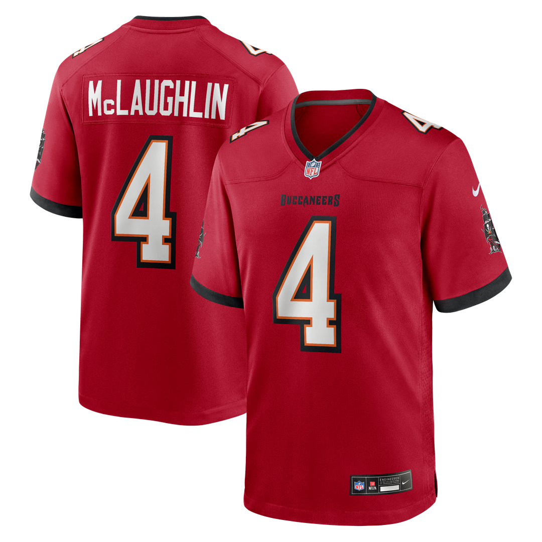 Men's Nike Tampa Bay Buccaneers Chase McLaughlin Red Game Player NFL Jersey