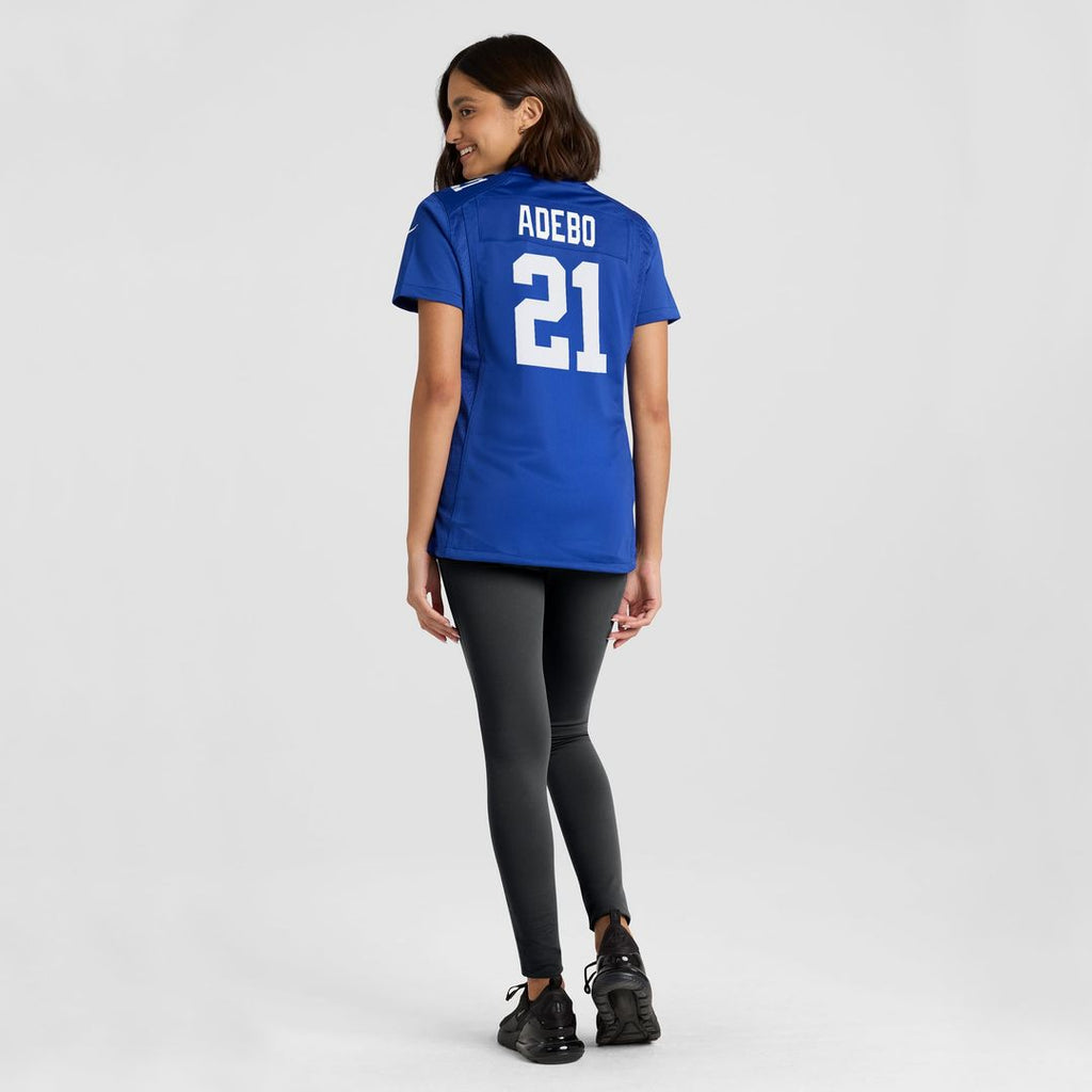 Women's Nike New York Giants Paulson Adebo Royal Team Game NFL Jersey