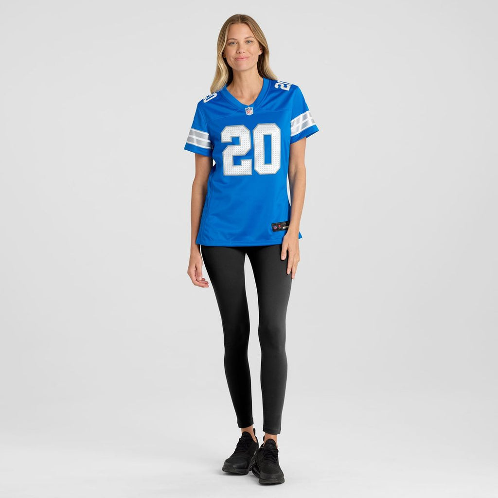 Women's Nike Detroit Lions Barry Sanders Blue Retired Player Game NFL Jersey
