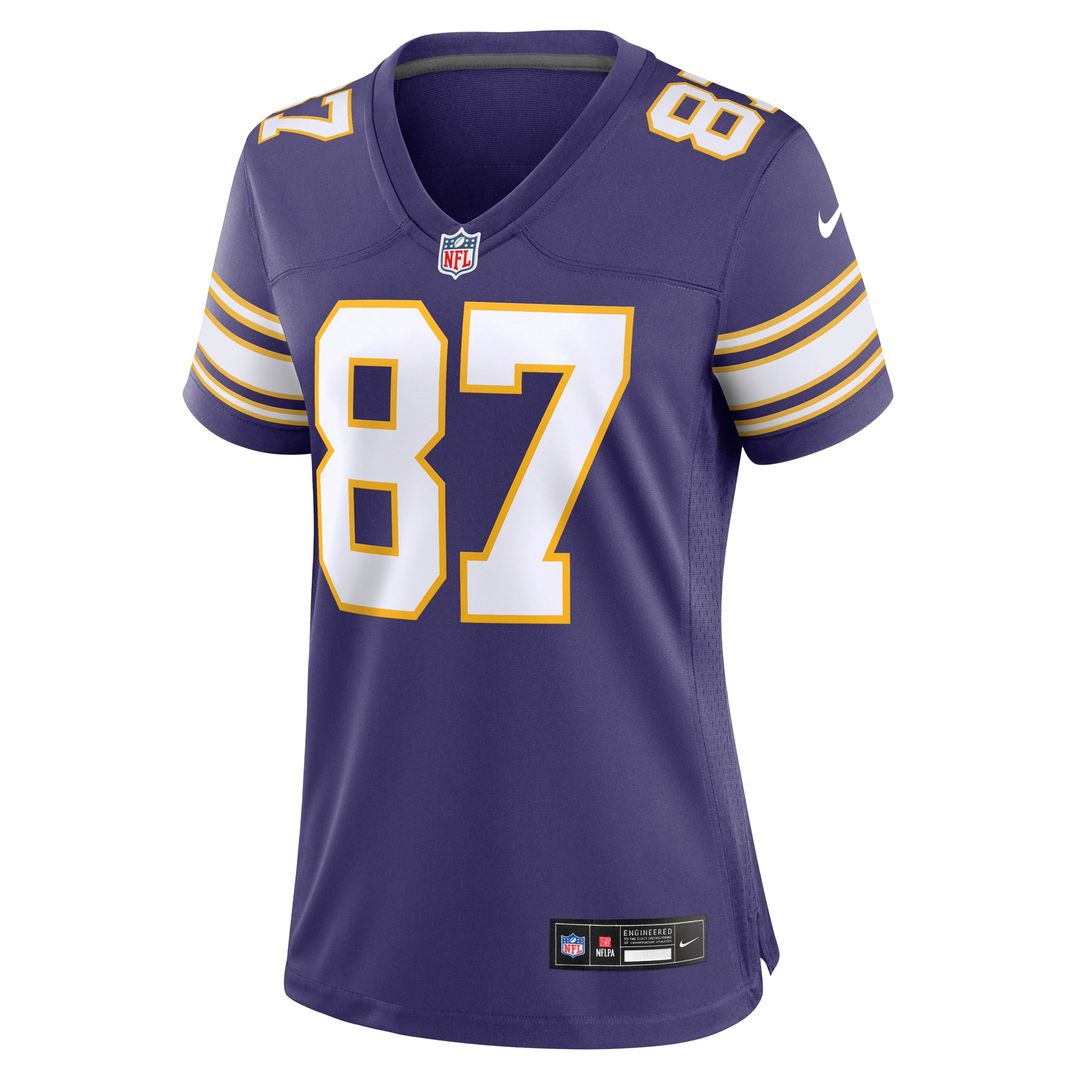 Women's Nike Minnesota Vikings T.J. Hockenson Purple Player NFL Jersey