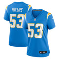 Women's Nike Los Angeles Chargers Del'Shawn Phillips Powder Blue Team Game NFL Jersey