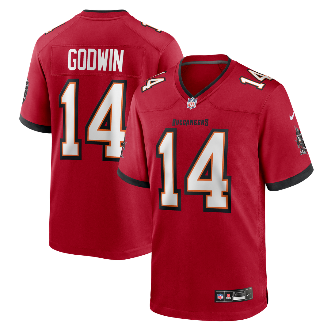 Men's Nike Tampa Bay Buccaneers Chris Godwin Orange Throwback Game NFL Jersey