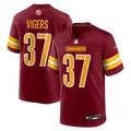Men's Nike Washington Commanders Car'lin Vigers Burgundy Team Game NFL Jersey