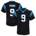 Youth Nike Carolina Panthers Bryce Young Black Game NFL Jersey