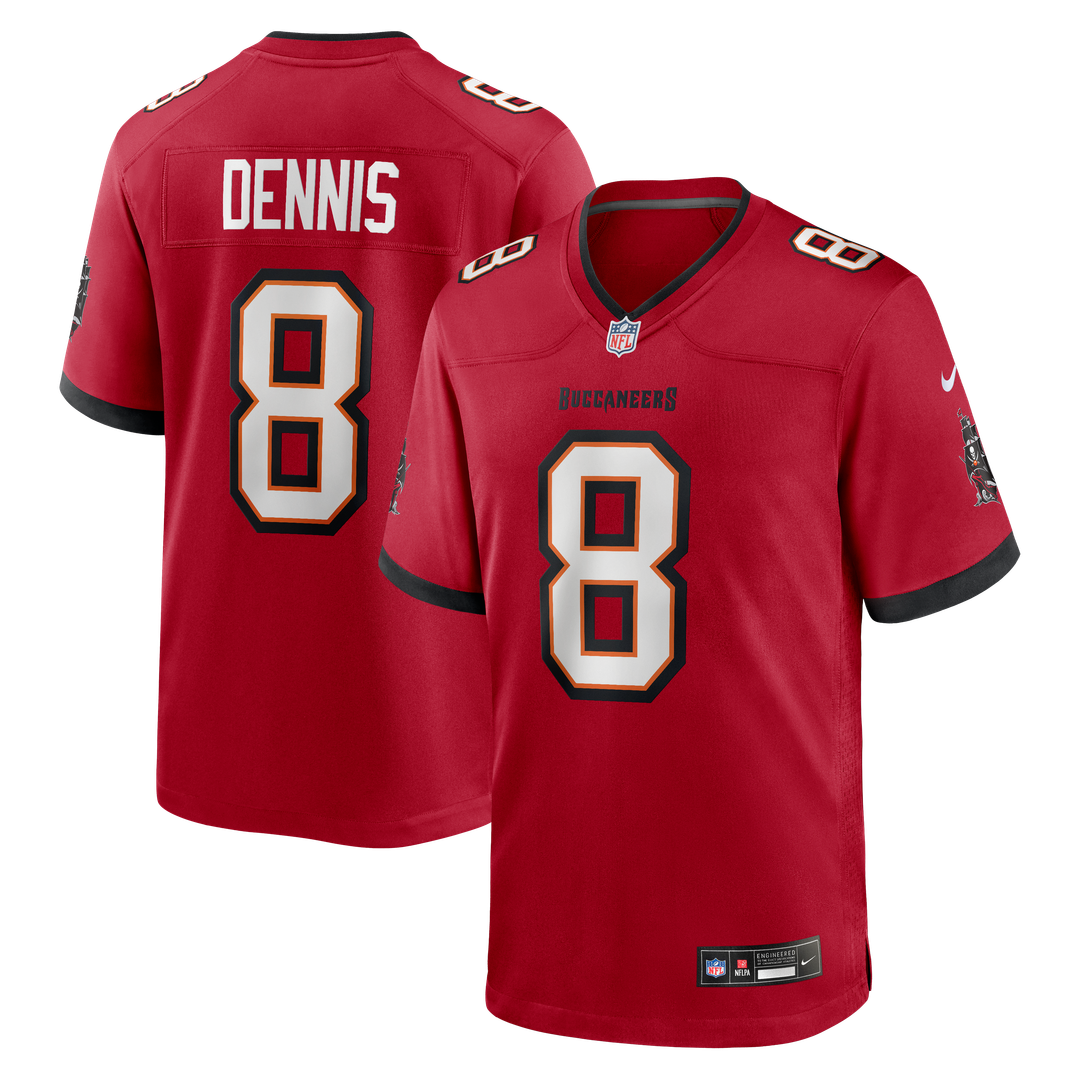 Men's Nike Tampa Bay Buccaneers SirVocea Dennis Red Game NFL Jersey
