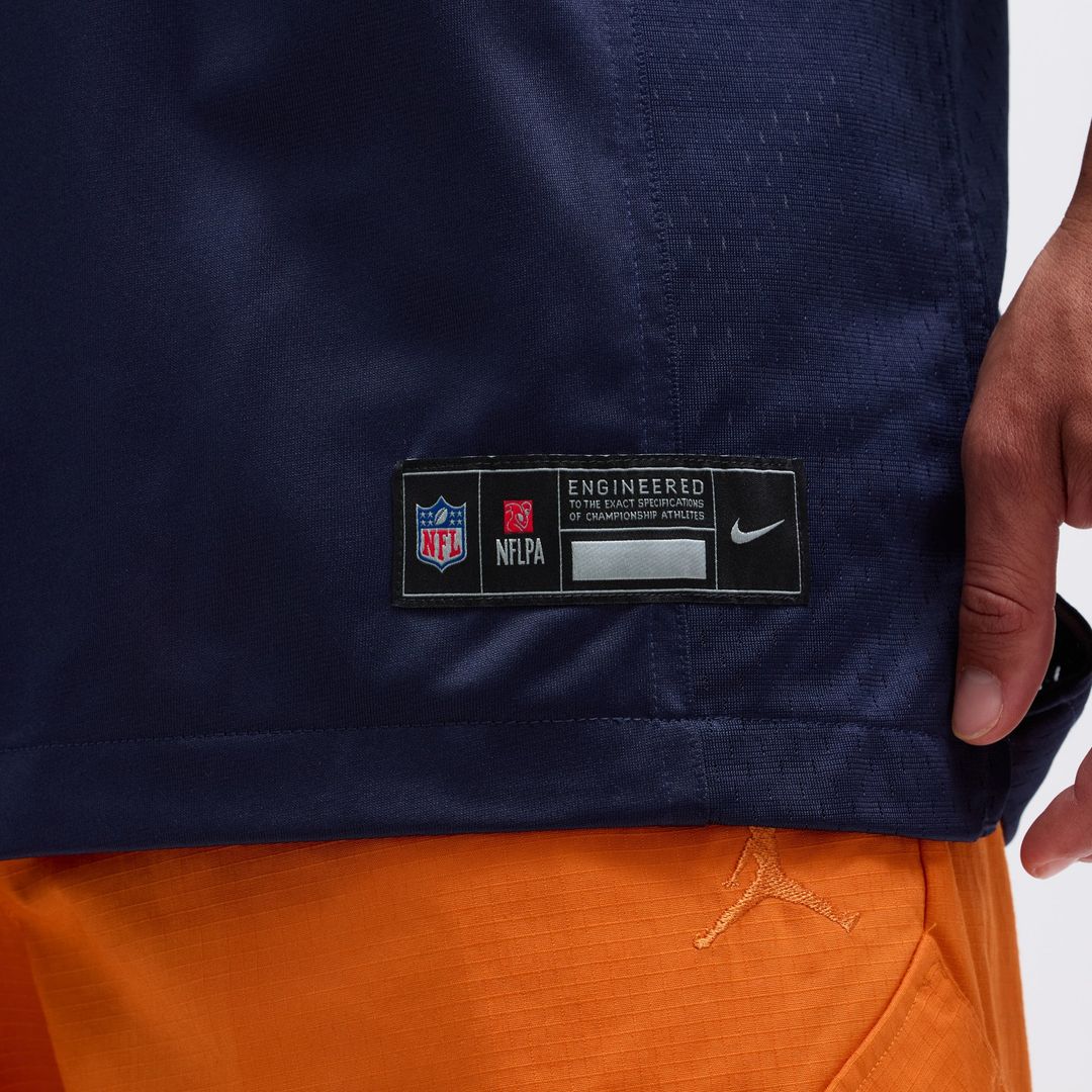 Men's Nike Chicago Bears Caleb Williams Orange Alternate Player Game NFL Jersey