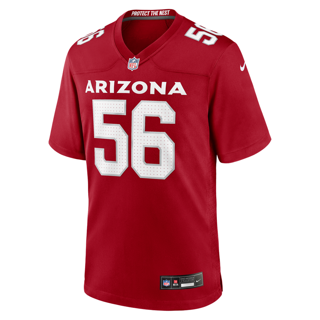 Men's Nike Arizona Cardinals Darius Robinson Cardinal Team Game NFL Jersey