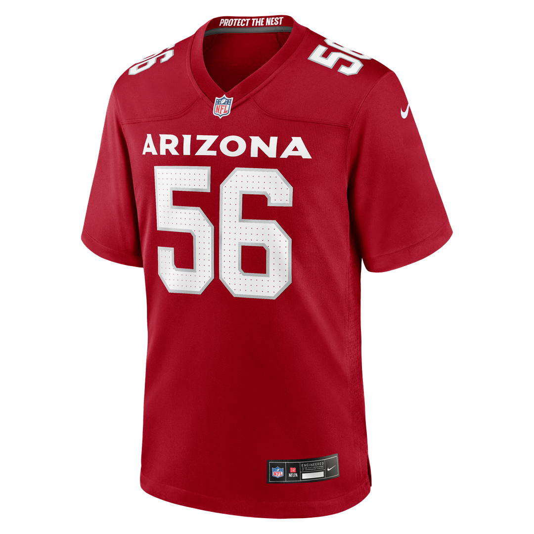 Men's Nike Arizona Cardinals Darius Robinson Cardinal Team Game NFL Jersey