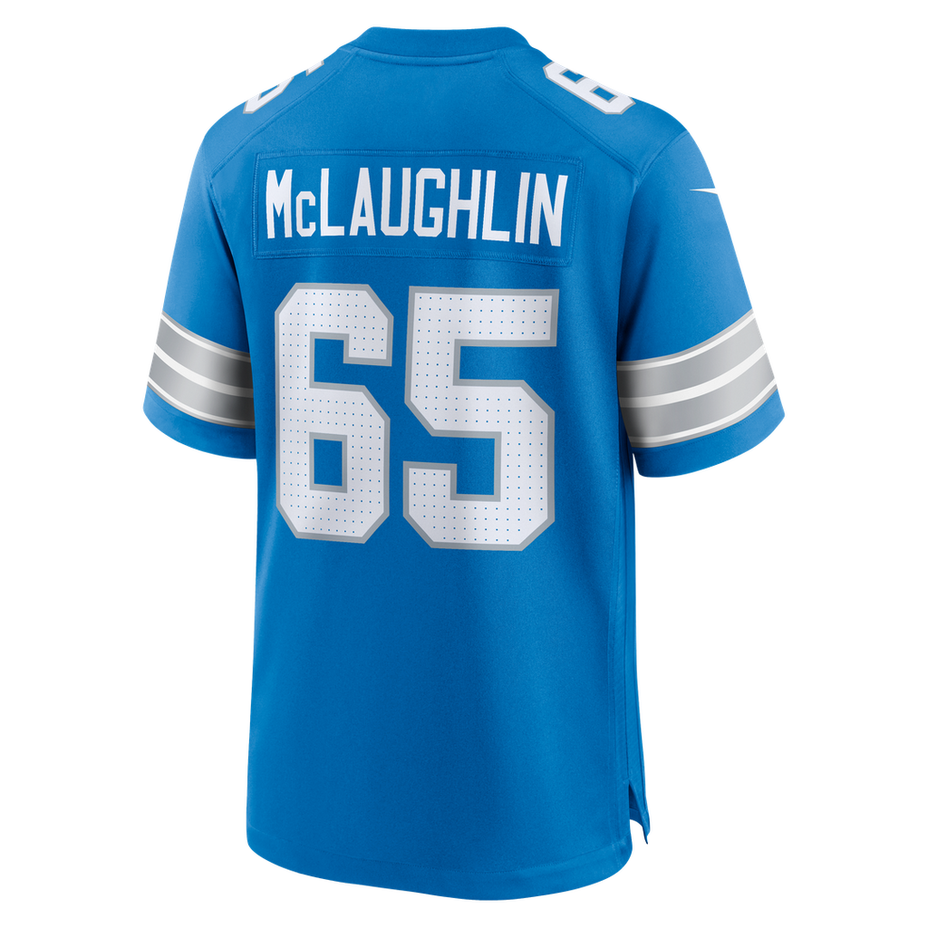 Men's Nike Detroit Lions Seth McLaughlin Blue Team Game NFL Jersey