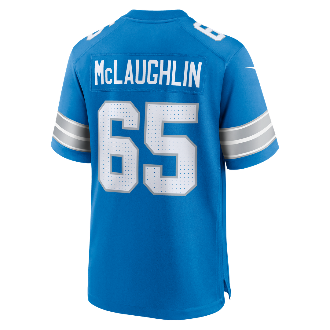 Men's Nike Detroit Lions Seth McLaughlin Blue Team Game NFL Jersey