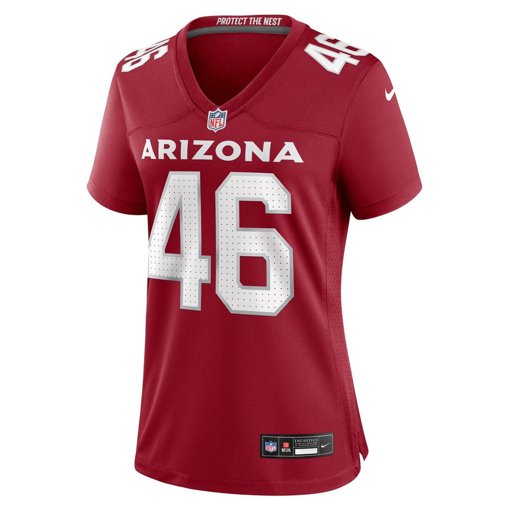 Women's Nike Arizona Cardinals Aaron Brewer Cardinal Game NFL Jersey