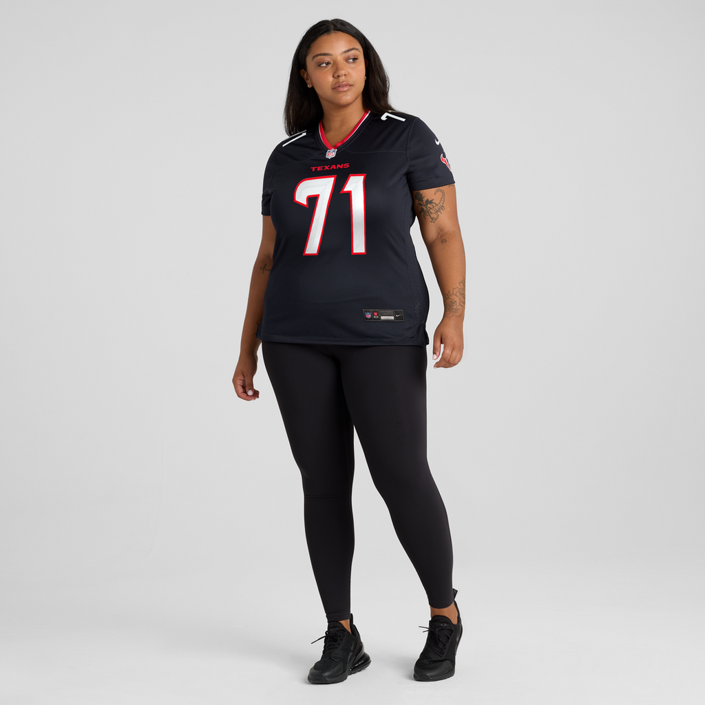Women's Nike Houston Texans Braden Smith Navy Team Game NFL Jersey