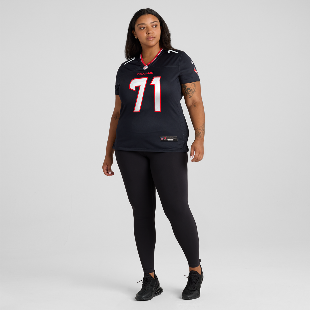 Women's Nike Houston Texans Braden Smith Navy Team Game NFL Jersey