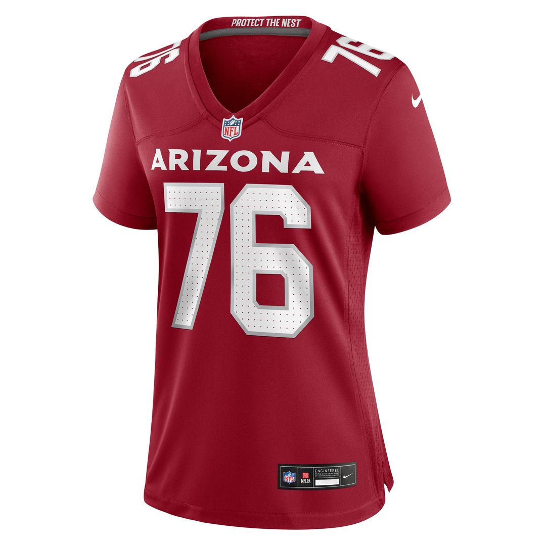 Women's Nike Arizona Cardinals Will Hernandez Cardinal Game NFL Jersey