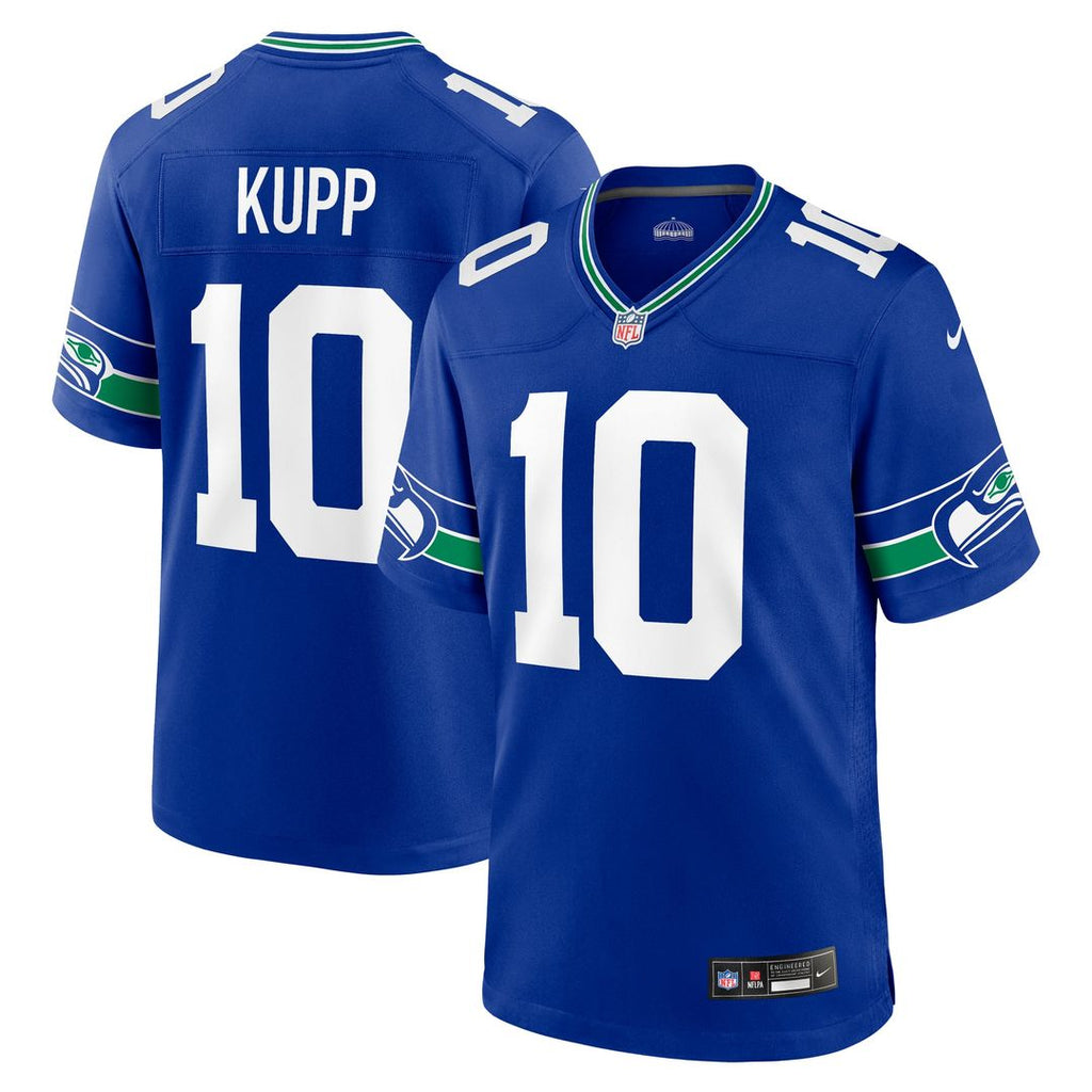 Men's Nike Seattle Seahawks Cooper Kupp Royal Alternate Game NFL Jersey
