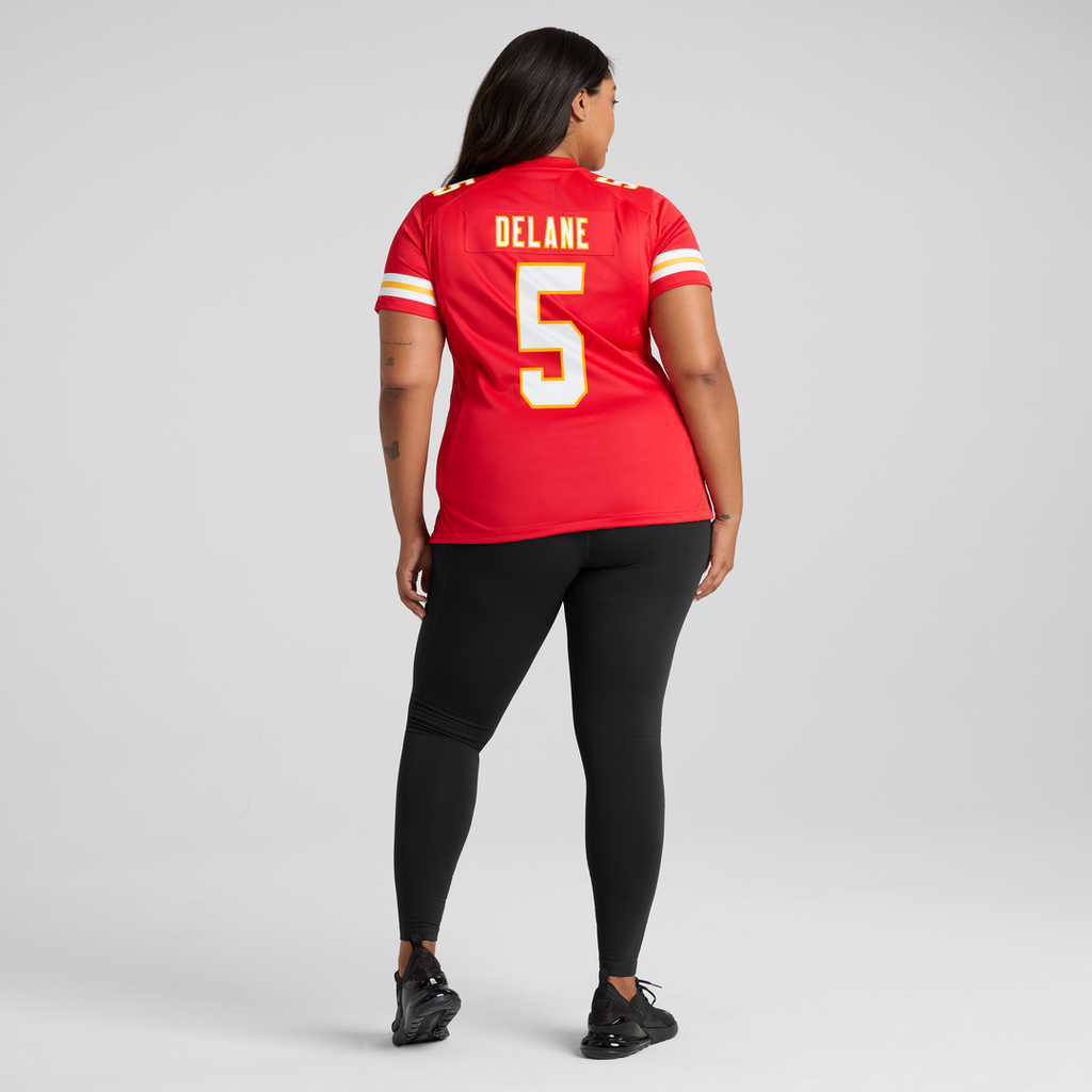 Women's Nike Kansas City Chiefs Mansoor Delane Red Game NFL Jersey