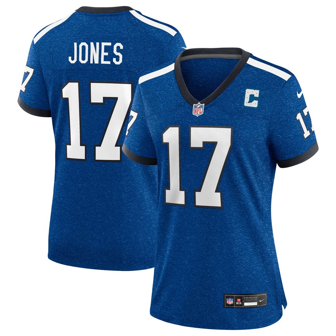 Women's Nike Indianapolis Colts Daniel Jones Royal Team Game NFL Jersey