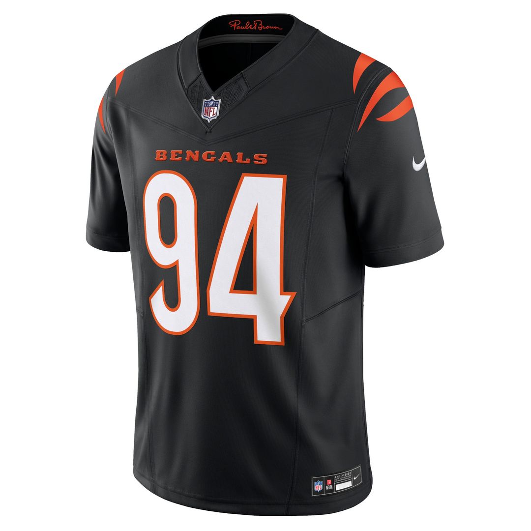 Men's Nike Cincinnati Bengals Sam Hubbard White Vapor F.U.S.E. Limited NFL Jersey