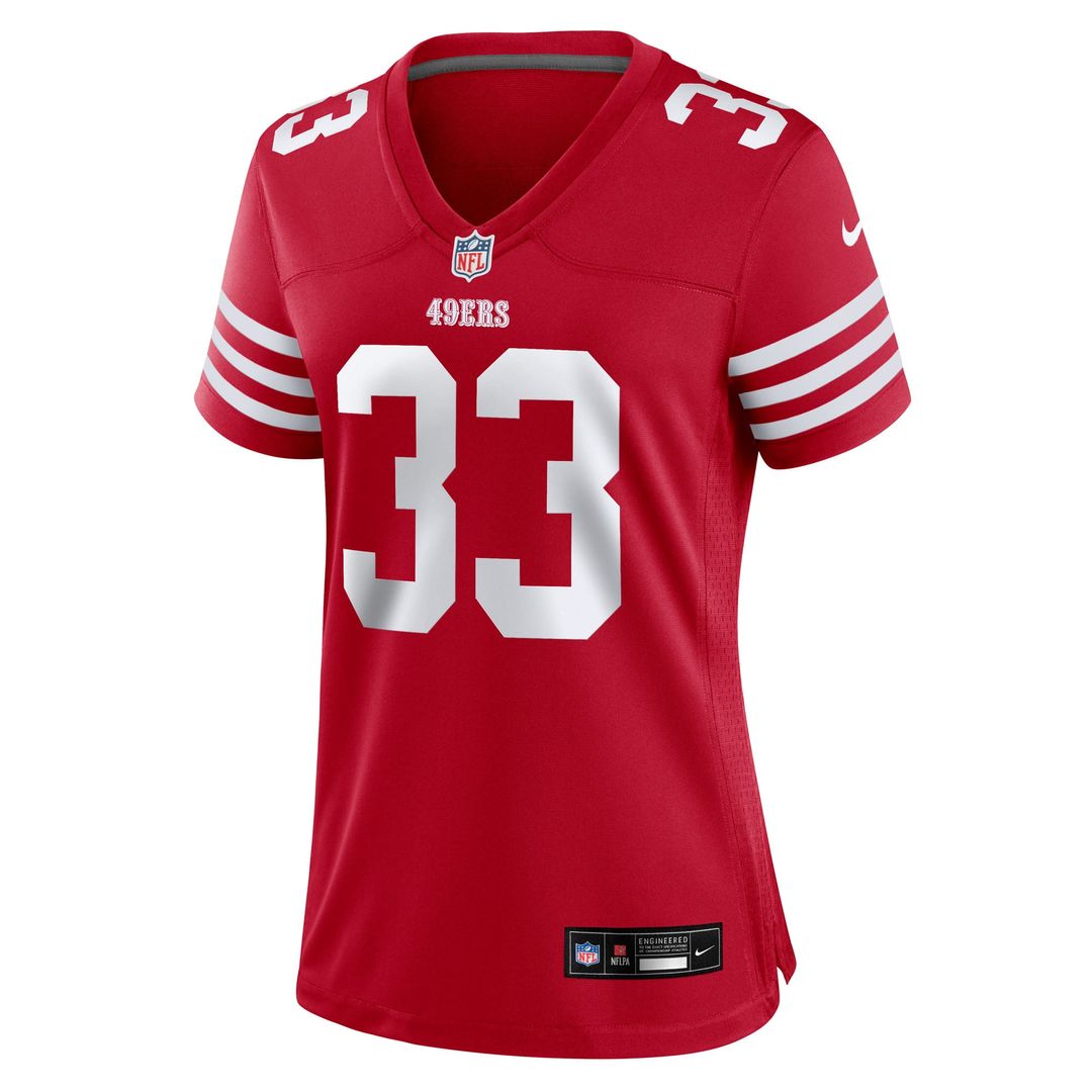 Women's Nike San Francisco 49ers Siran Neal Scarlet Team Game NFL Jersey
