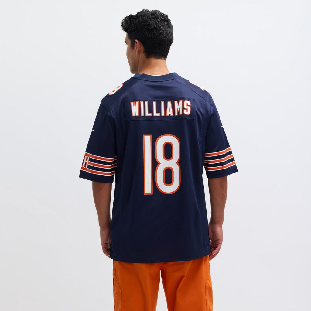 Men's Nike Chicago Bears Caleb Williams Orange Alternate Player Game NFL Jersey