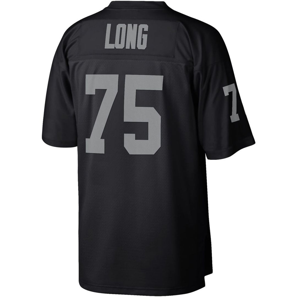 Men's Mitchell & Ness Las Vegas Raiders Howie Long Black Legacy Replica NFL Jersey