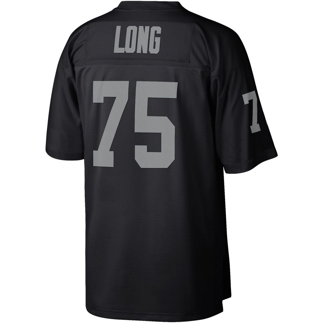 Men's Mitchell & Ness Las Vegas Raiders Howie Long Black Legacy Replica NFL Jersey