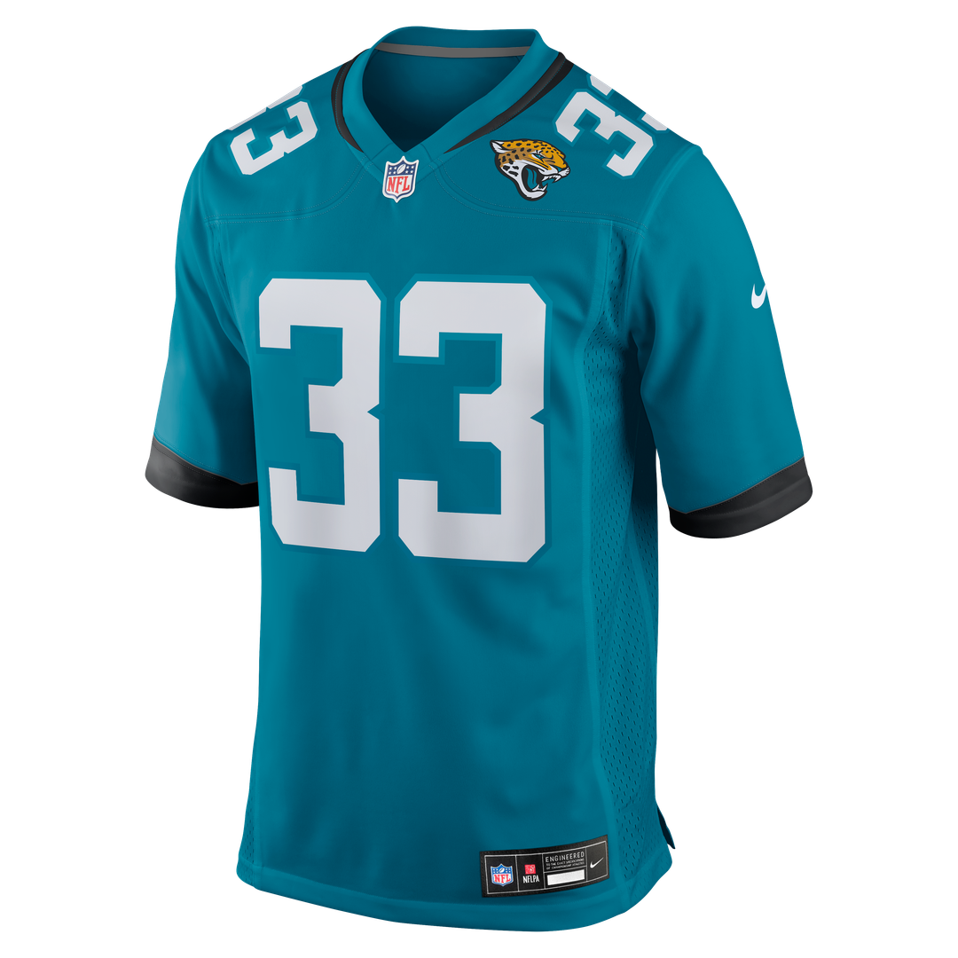 Men's Nike Jacksonville Jaguars Bhayshul Tuten Teal Team Game NFL Jersey