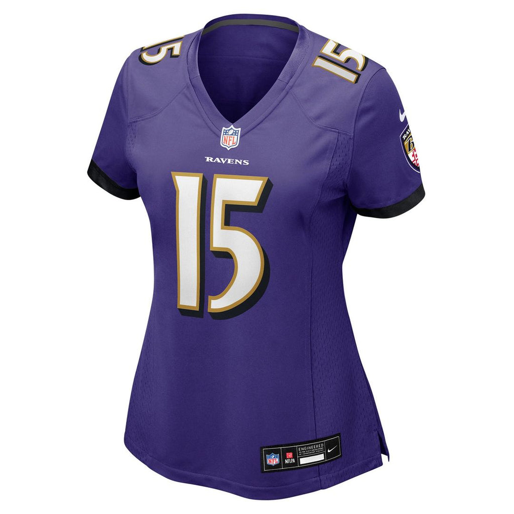 Women's Nike Baltimore Ravens Cooper Rush Purple Team Game NFL Jersey