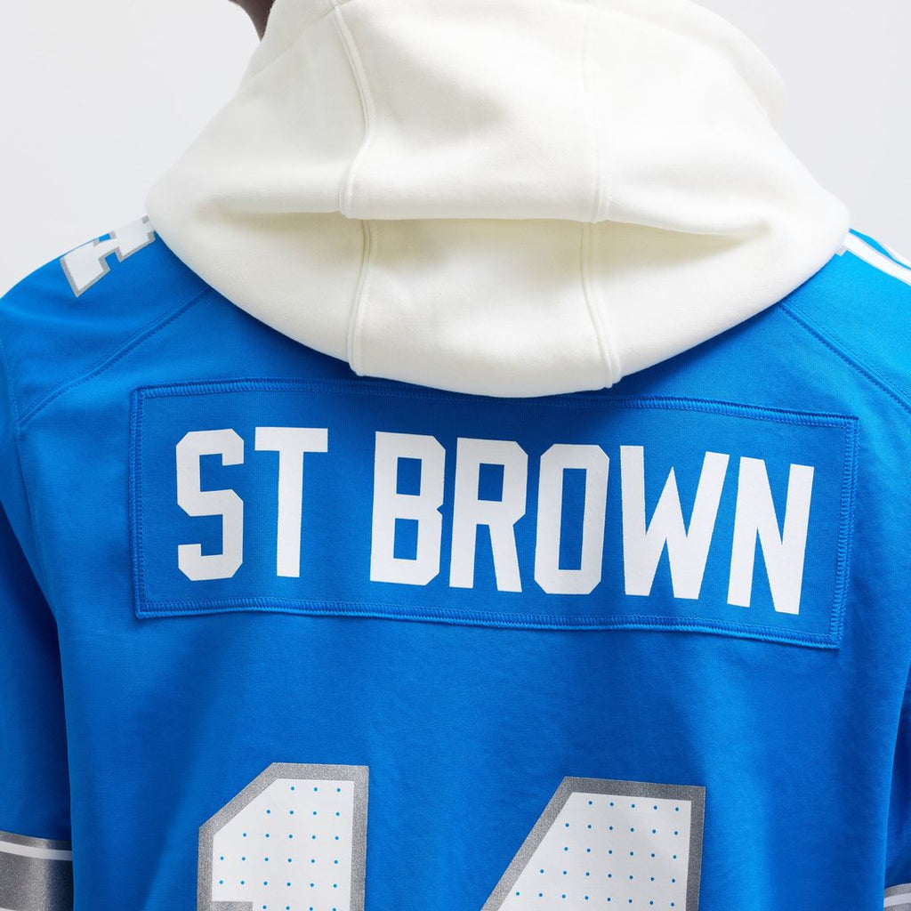 Men's Nike Detroit Lions Amon-Ra St. Brown Blue Game NFL Jersey