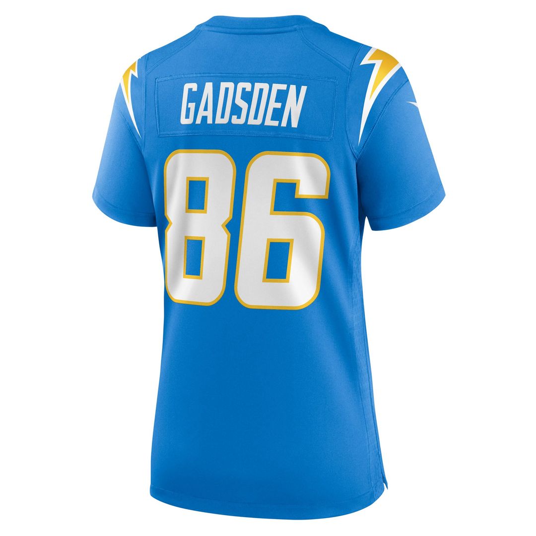 Women's Nike Los Angeles Chargers Oronde Gadsden Navy Alternate 2 Super Chargers Game NFL Jersey