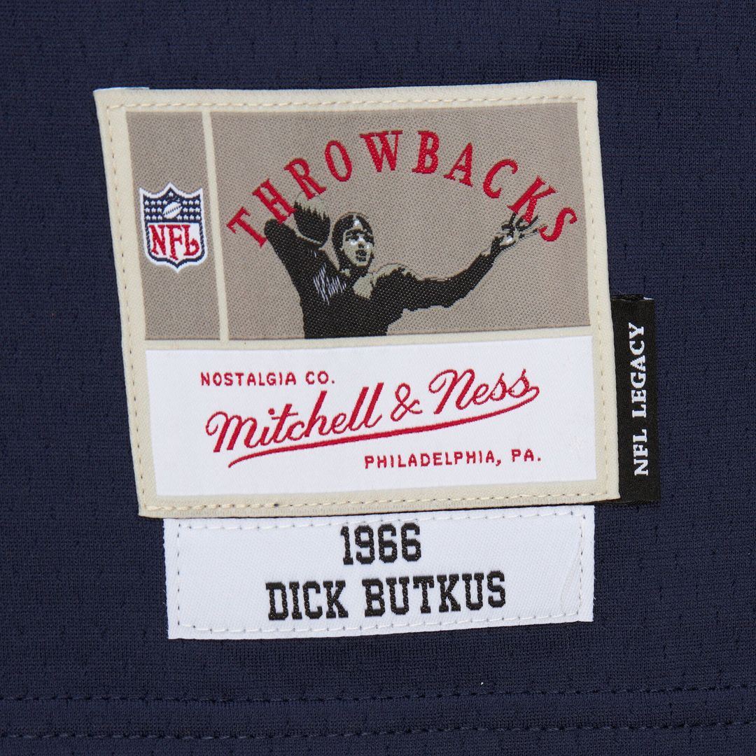 Men's Mitchell & Ness Chicago Bears Dick Butkus Navy Legacy Replica NFL Jersey