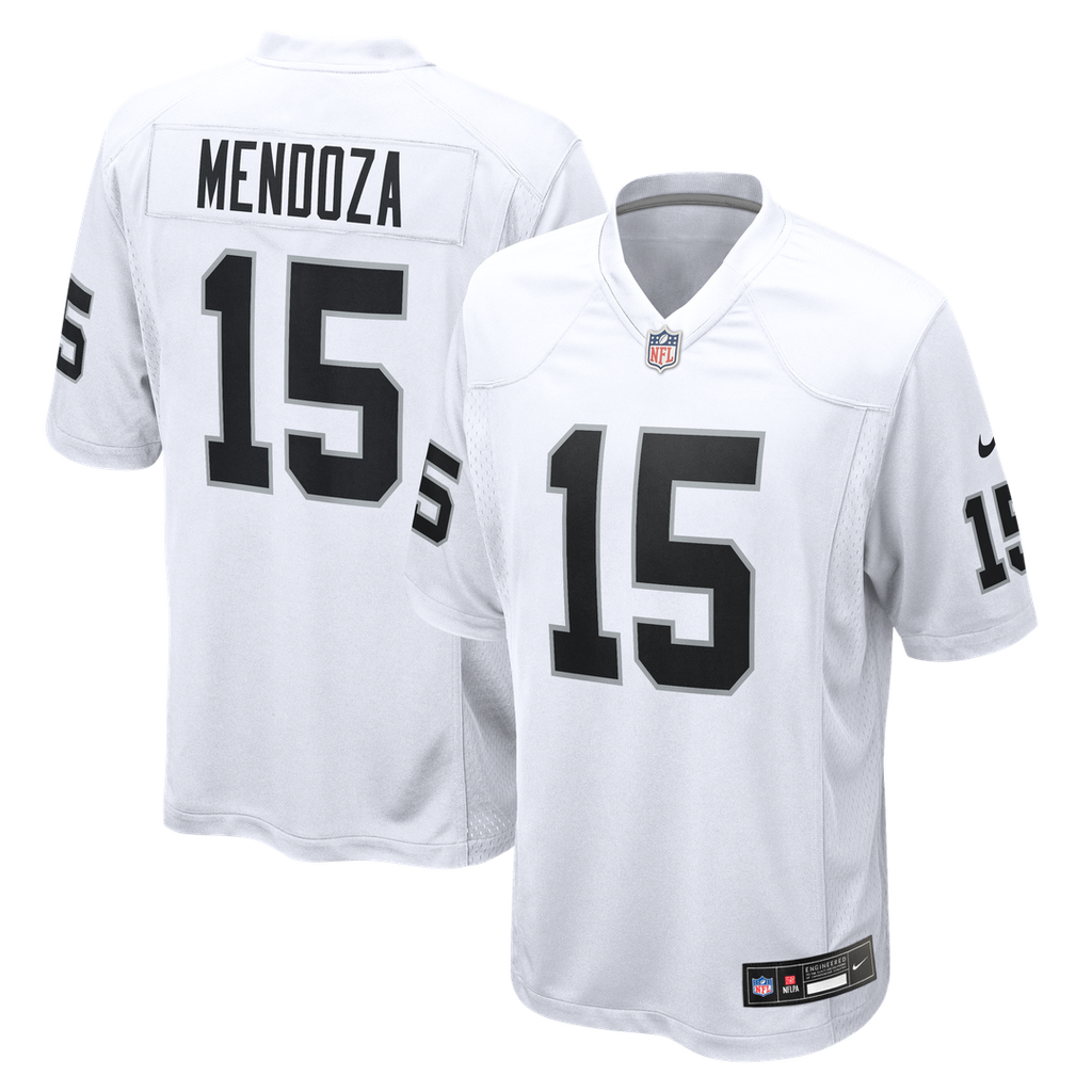 Men's Nike Las Vegas Raiders Fernando Mendoza White Game Player NFL Jersey