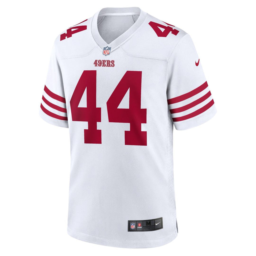 Men's Nike San Francisco 49ers Kyle Juszczyk White Player Game NFL Jersey