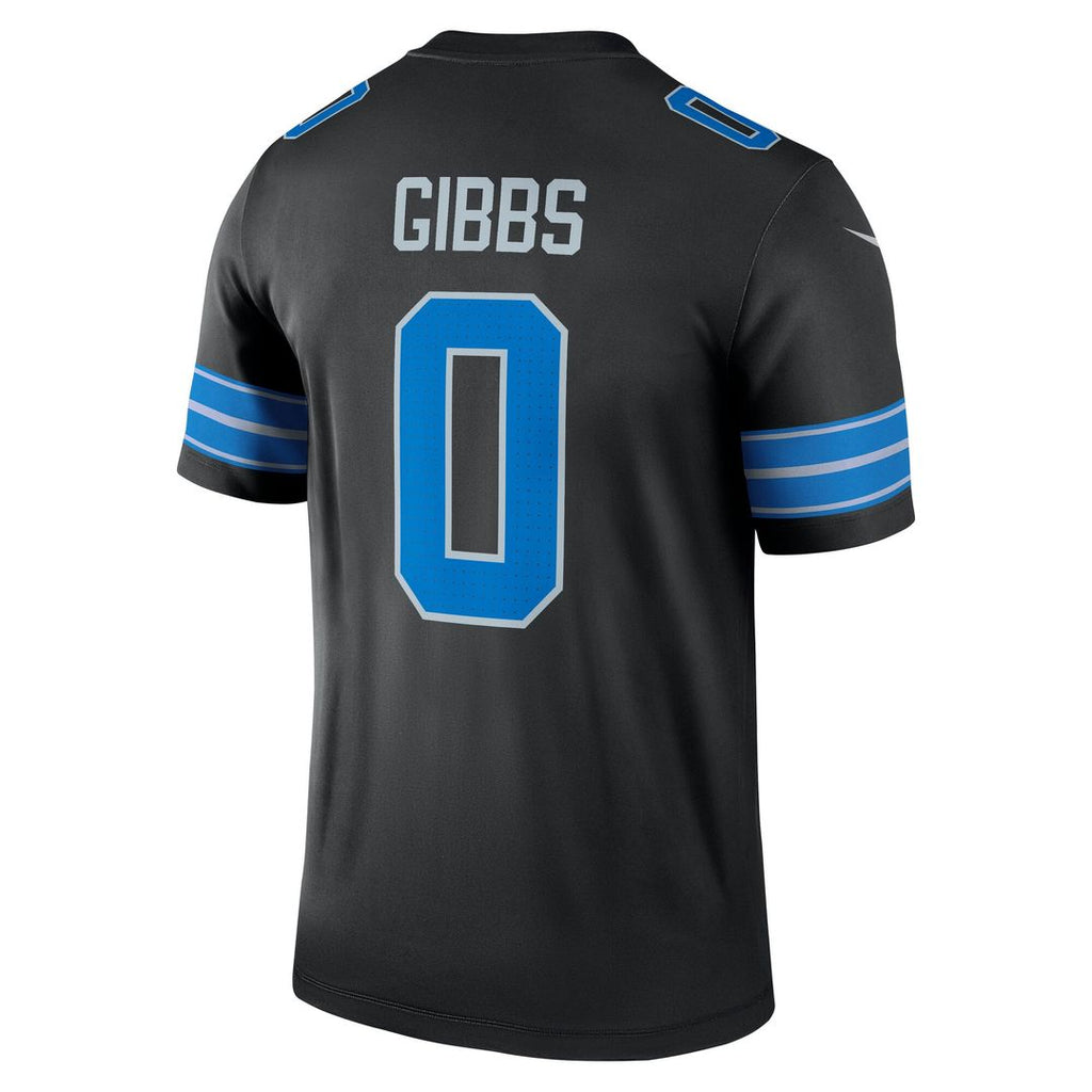 Men's Nike Detroit Lions Jahmyr Gibbs Blue Legend Player NFL Performance Top