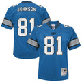 Youth Mitchell & Ness Detroit Lions Calvin Johnson Blue Legacy Replica NFL Jersey