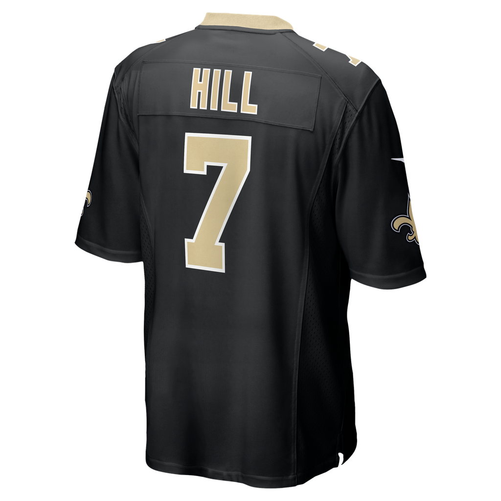 Men's Nike New Orleans Saints Taysom Hill Black Game NFL Jersey