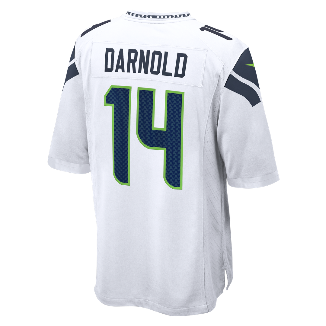 Men's Nike Seattle Seahawks Sam Darnold White Game NFL Jersey