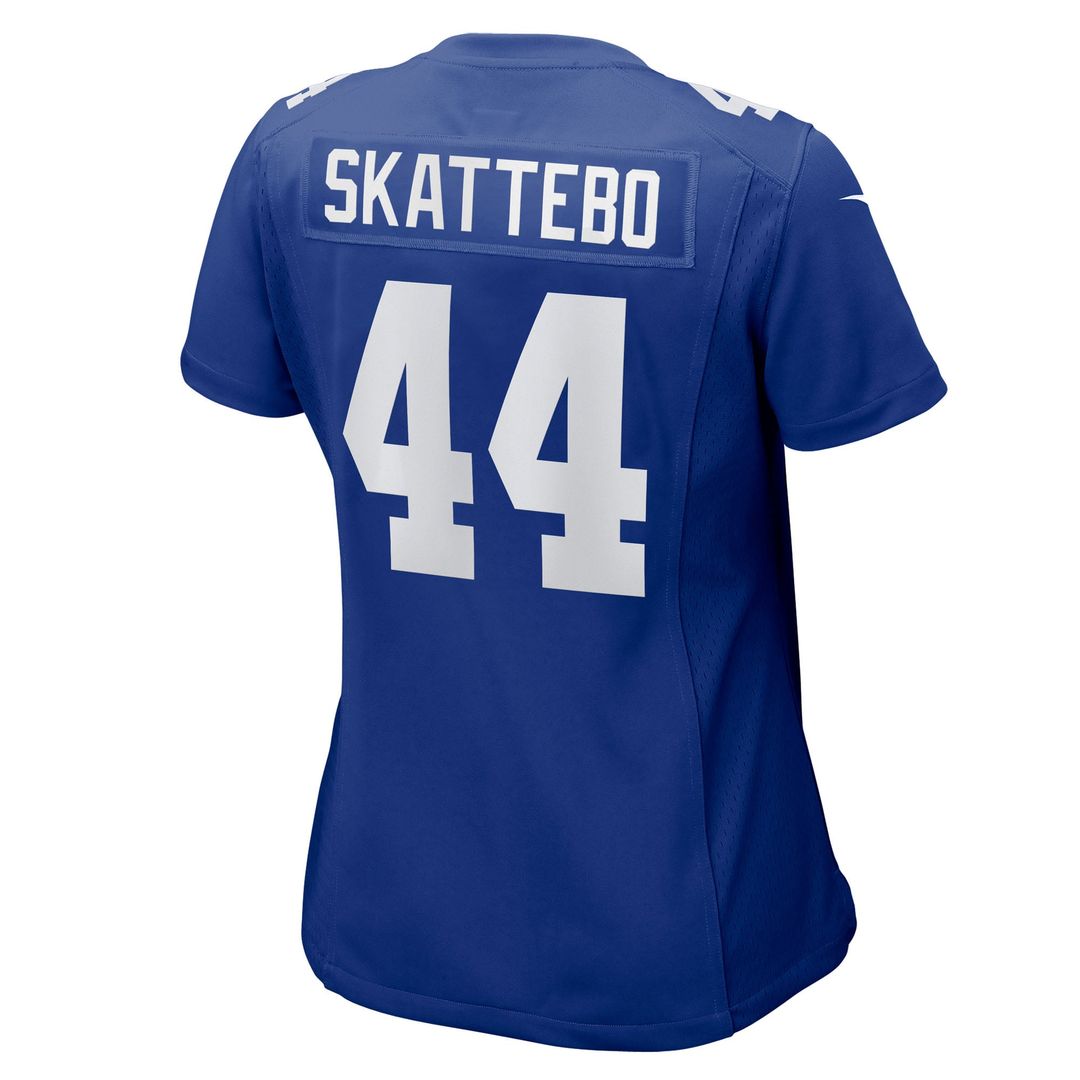 Women's Nike New York Giants Cam Skattebo Royal Team Game Player NFL Jersey