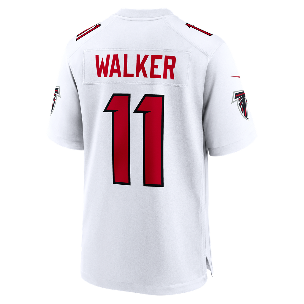 Men's Nike Atlanta Falcons Jalon Walker White Game NFL Jersey
