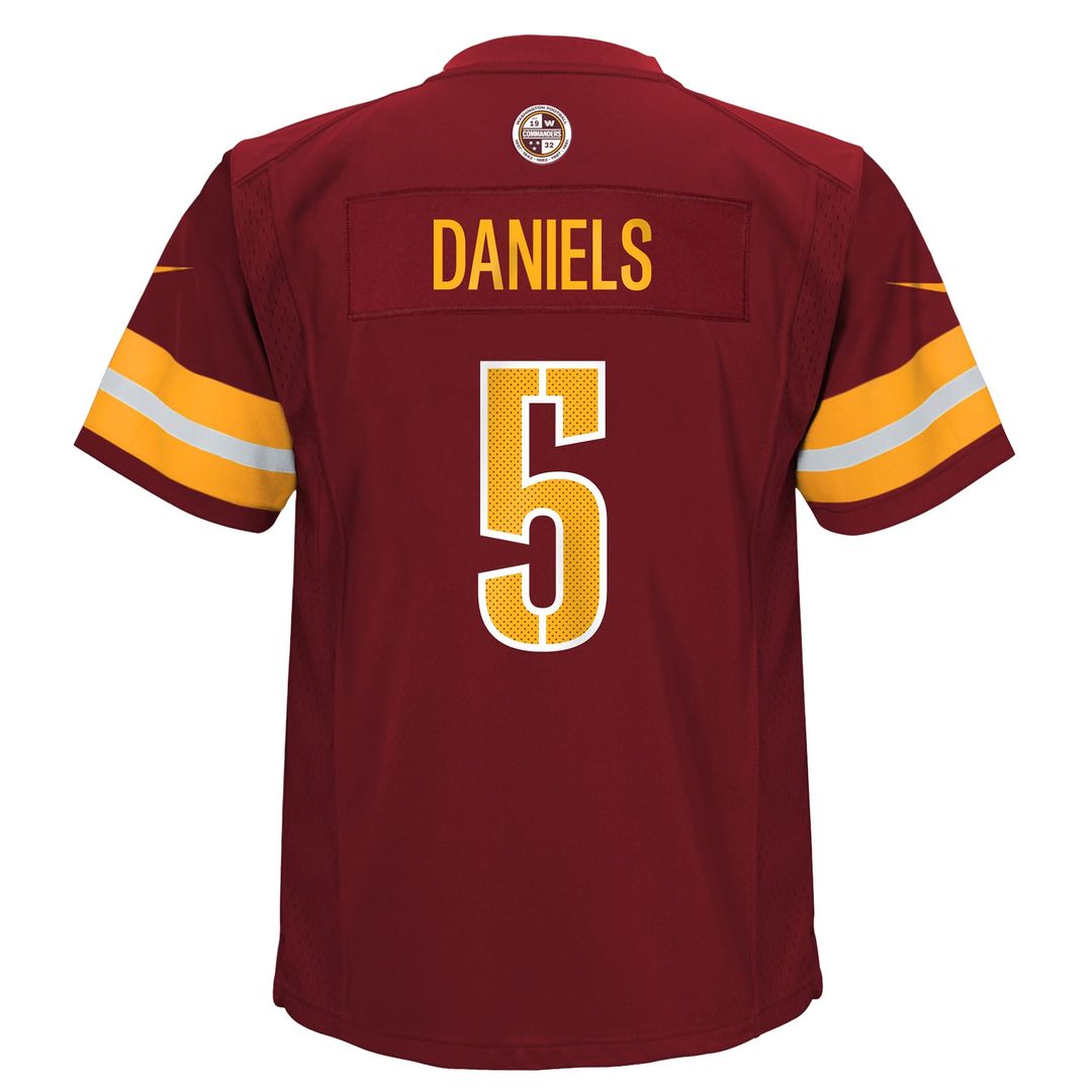 Toddler Nike Washington Commanders Jayden Daniels Black Alternate Game NFL Jersey