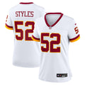 Women's Nike Washington Commanders Sonny Styles White Game Super Bowl Era NFL Jersey