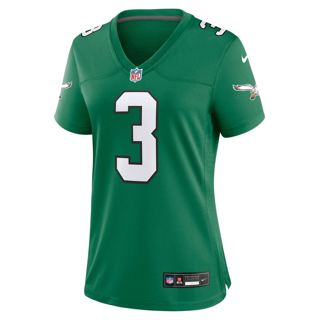 Women's Nike Philadelphia Eagles Nolan Smith Kelly Green Alternate Game NFL Jersey