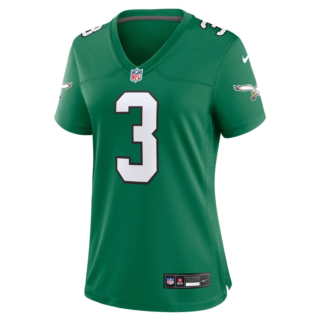 Women's Nike Philadelphia Eagles Nolan Smith Kelly Green Alternate Game NFL Jersey