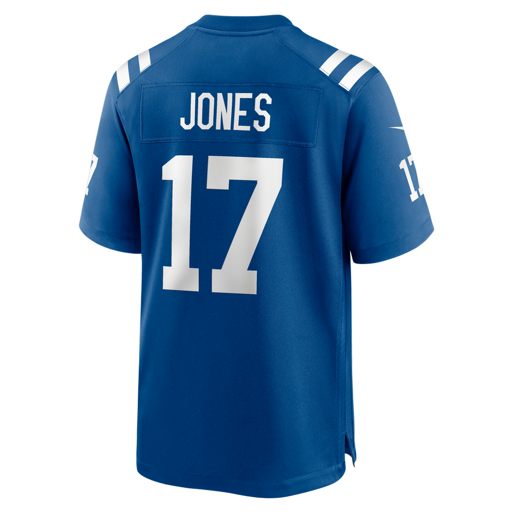 Men's Nike Indianapolis Colts Daniel Jones White Game NFL Jersey